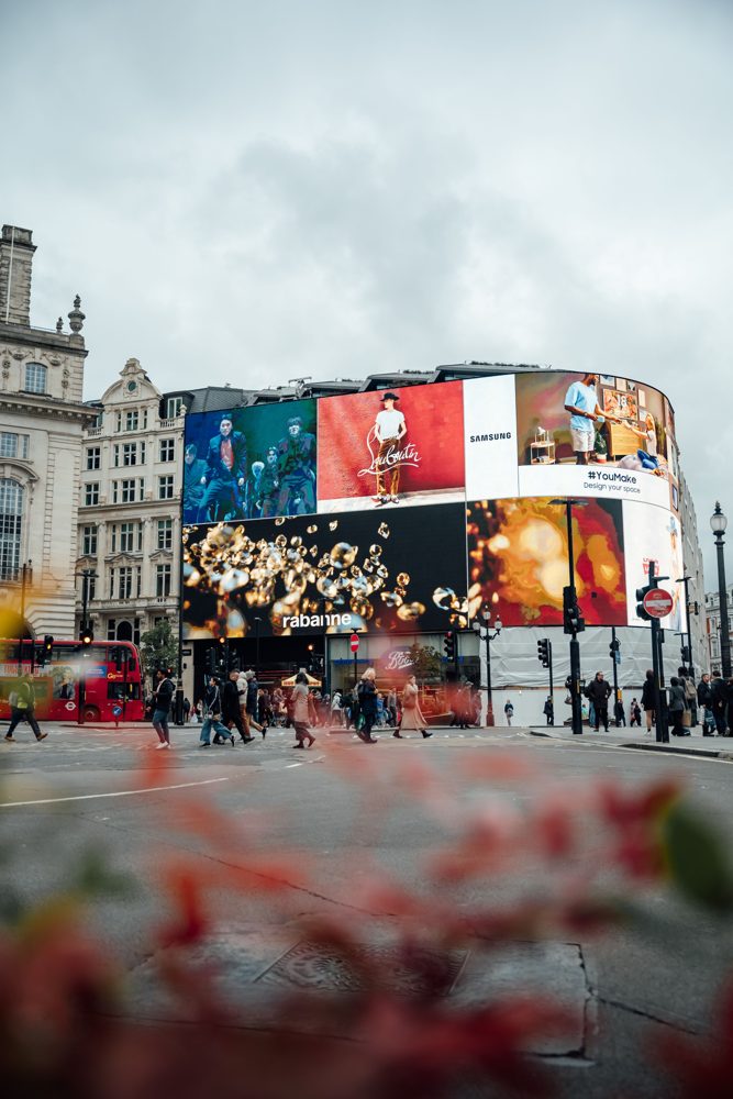 Large-format billboard advertising
